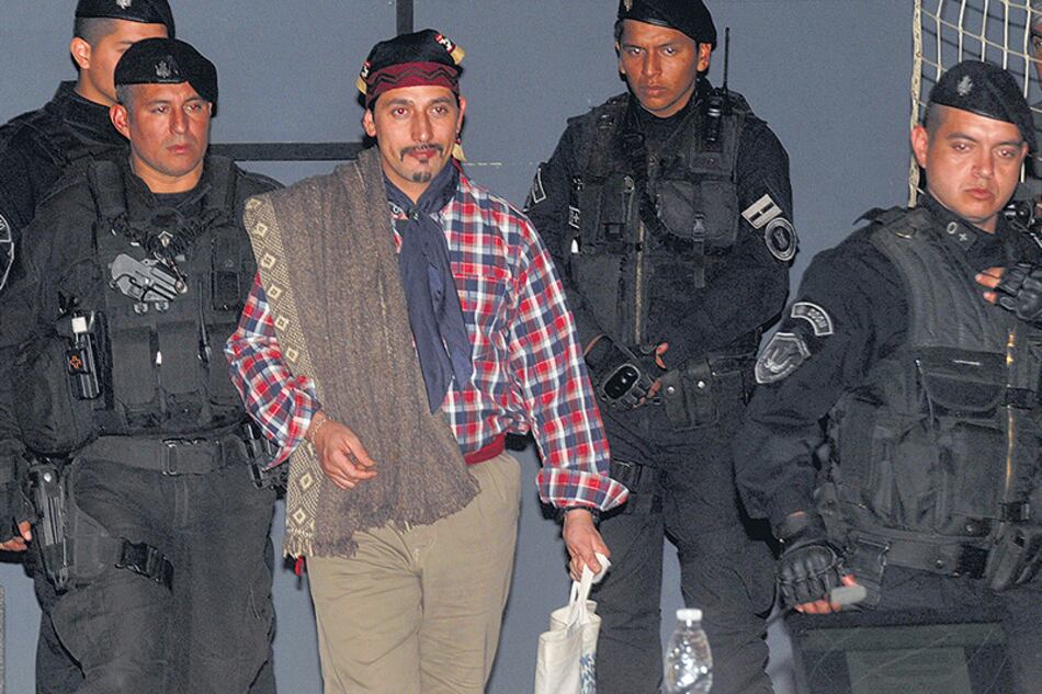 Facundo Jones Huala fue trasladado al penal federal de Esquel el 25 de agosto pasado.