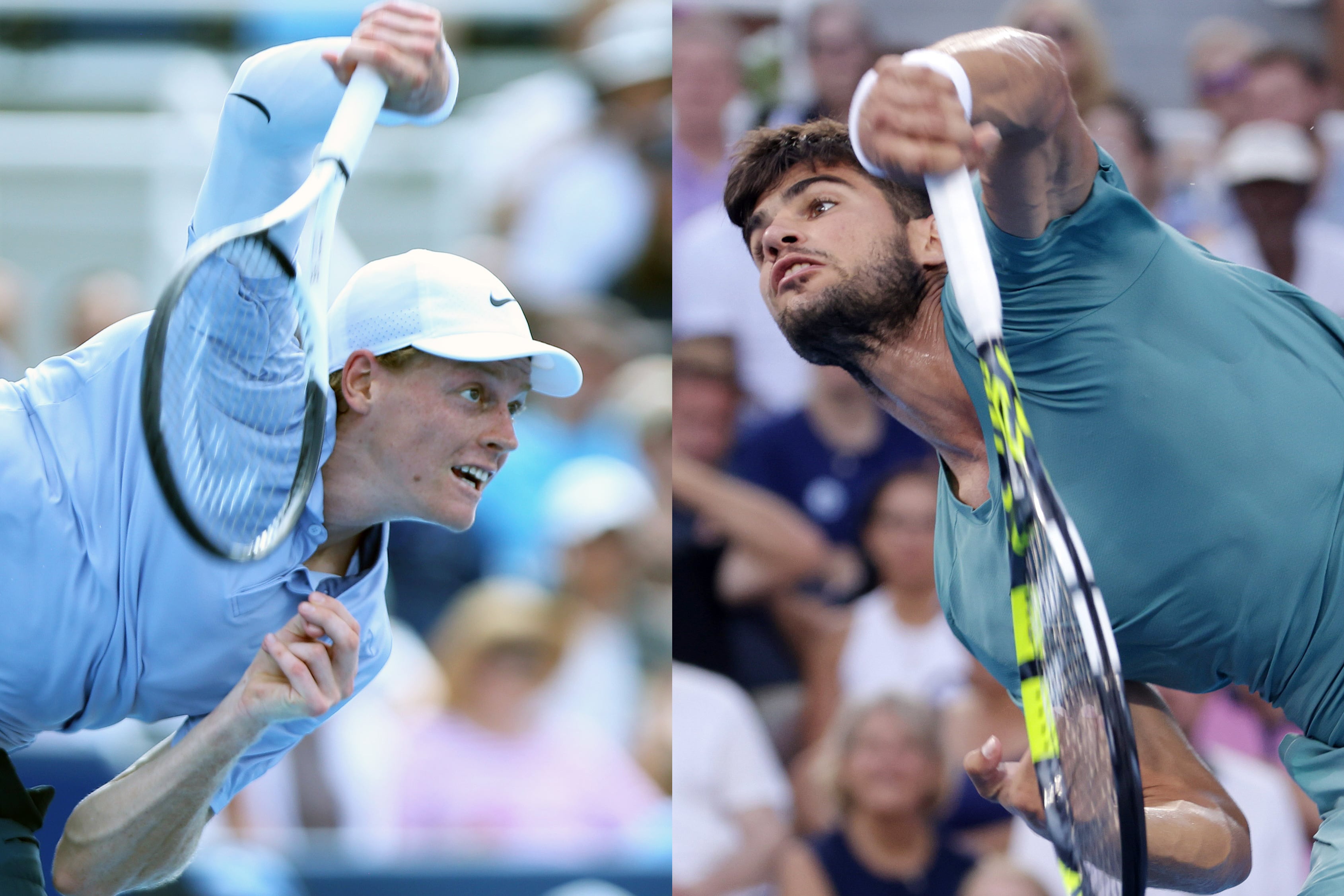 Jannik Sinner y Carlos Alcaraz, otra vez cara a cara.
