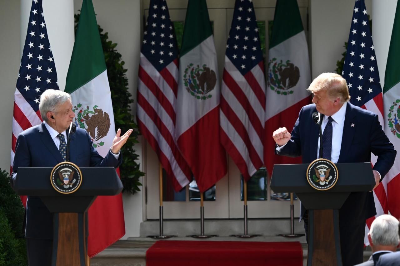 Luego de su encuentro, López Obrador y Trump firmaron una declaración conjunta. 