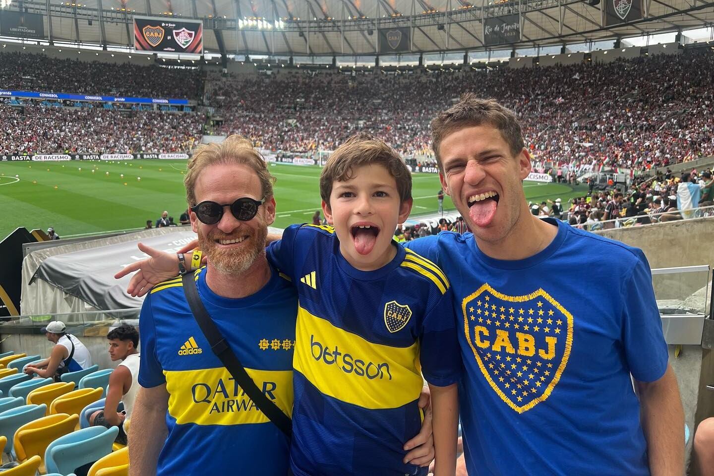 Diego Schwartzman, presente en las tribunas del Maracaná.
