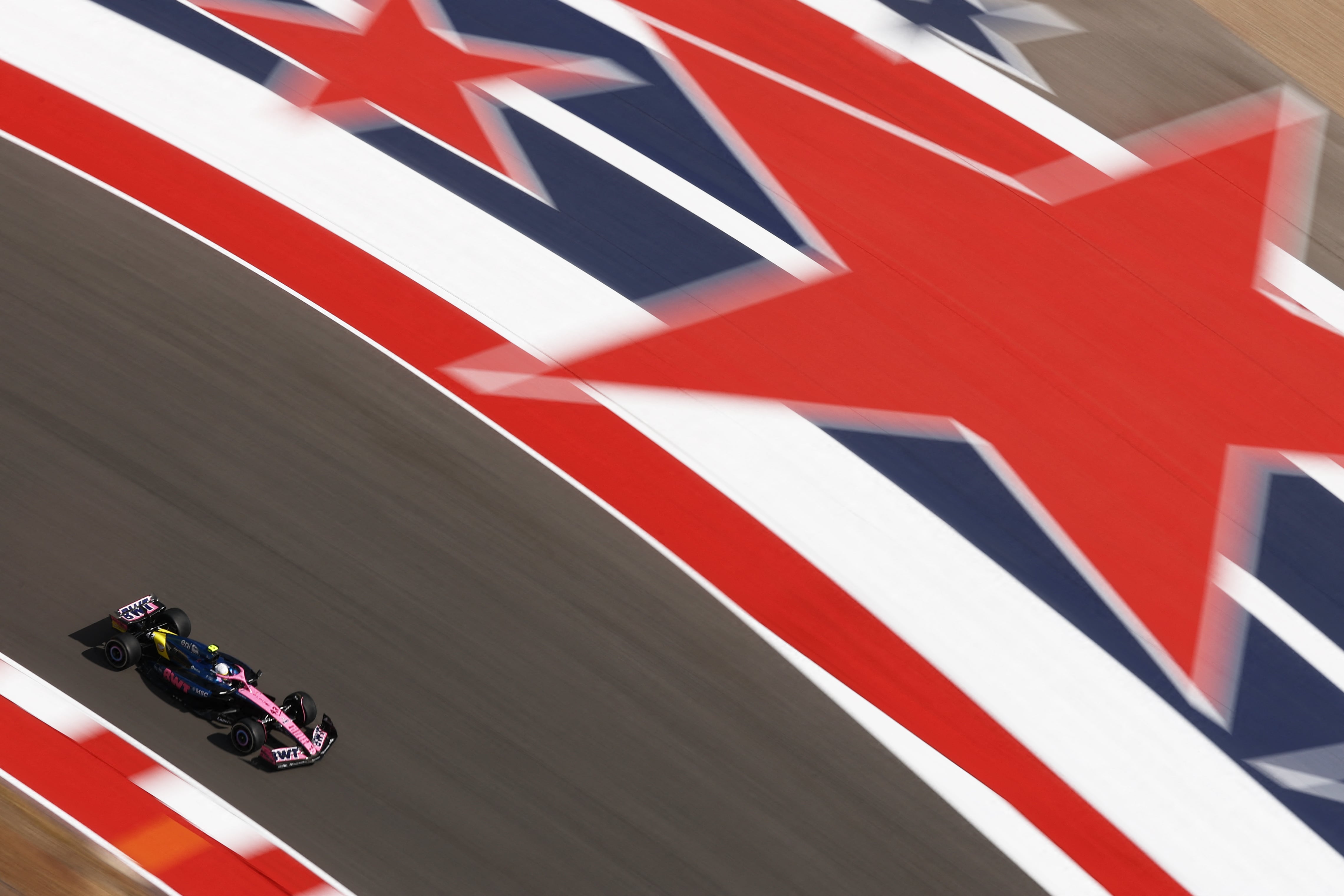 Colapinto en el circuito de Austin