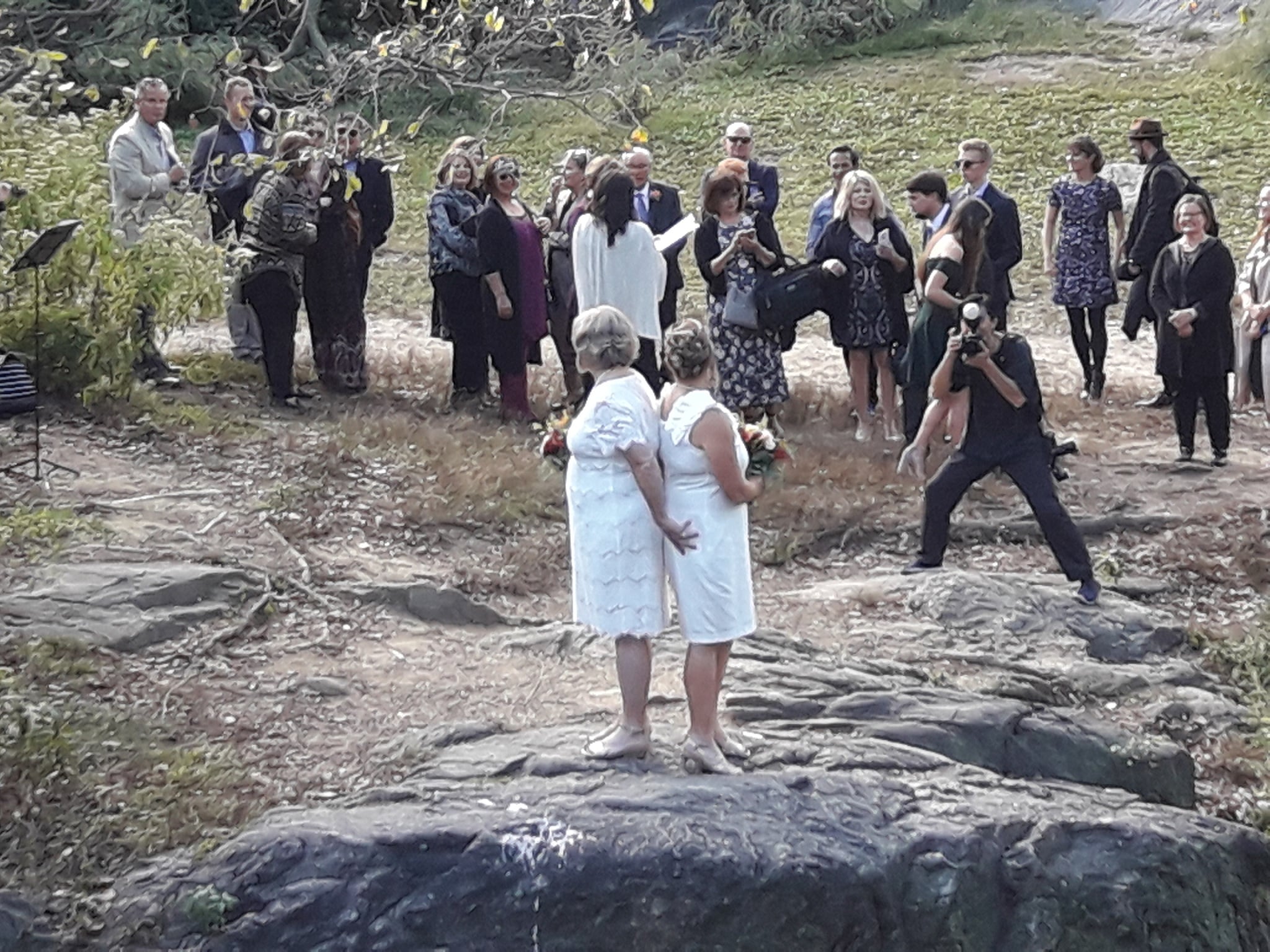 Convertida de pronto en voyeur de una ceremonia, la cronista adquirió una perspectiva única.