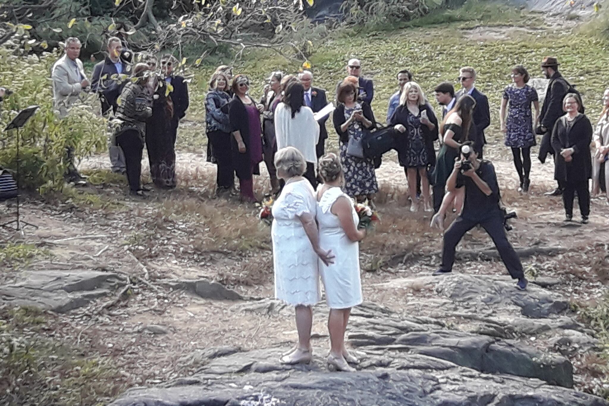 Convertida de pronto en voyeur de una ceremonia, la cronista adquirió una perspectiva única.