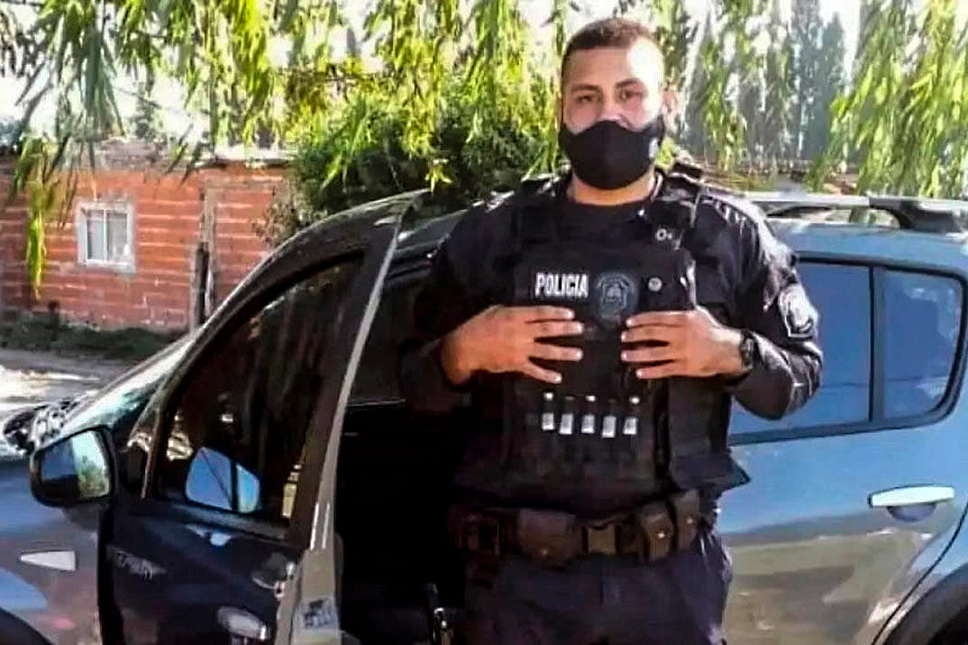 Osvaldo Osmar Cantero (25), el Bonaerense muerto en el tiroteo.