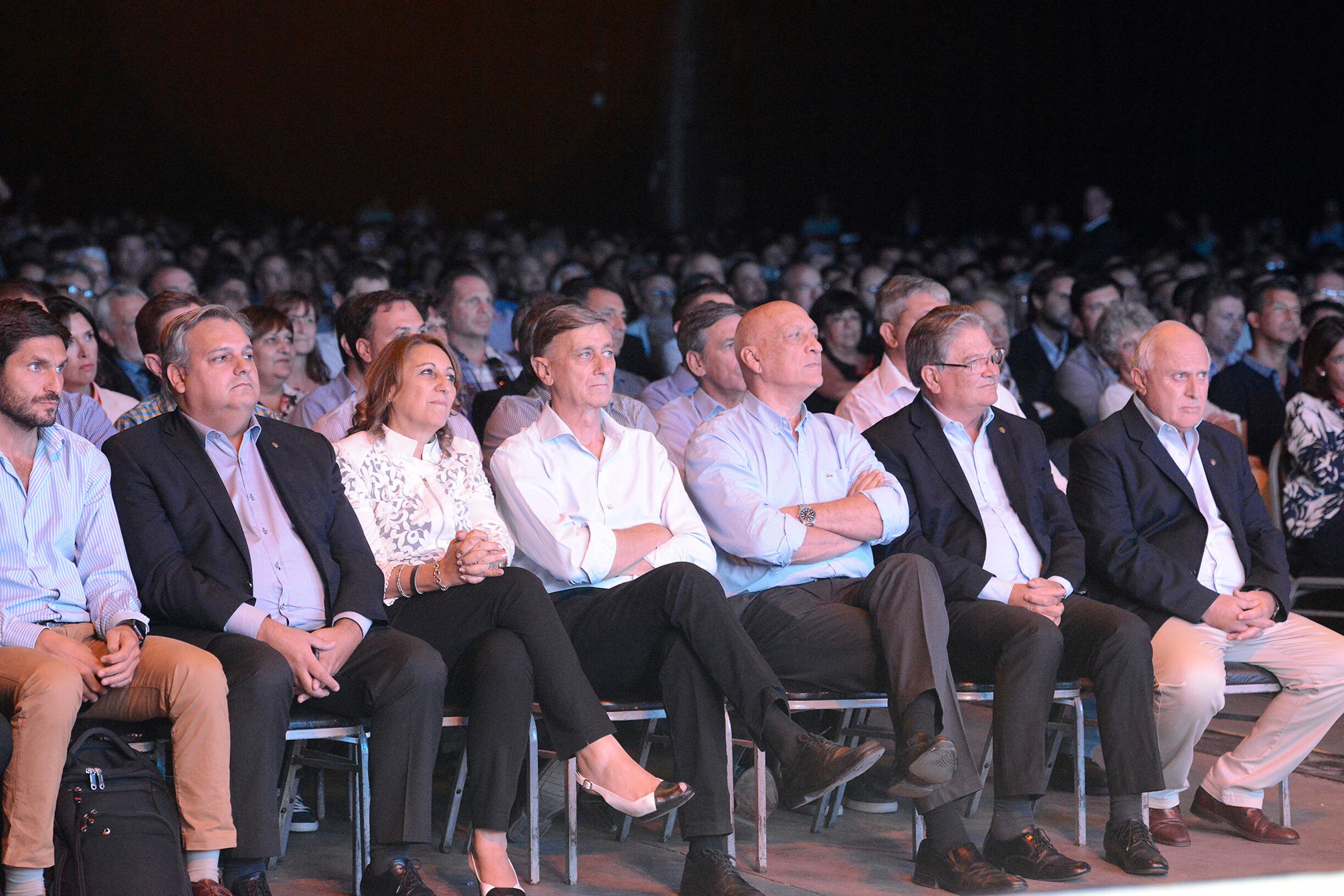 Lifschitz con Bonfatti, Binner y Fein. El socialismo intenta mantener una unidad aunque cada vez le cuesta más.