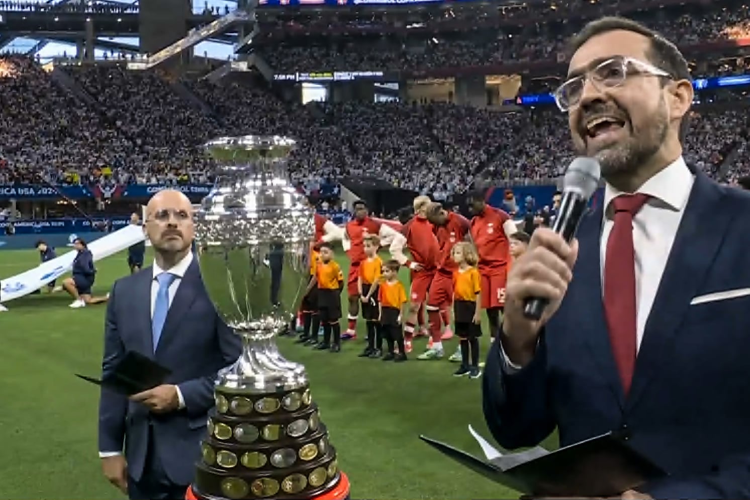El paraguayo Emilio Agüero Esgaib aprovechó su momento en Atlanta.