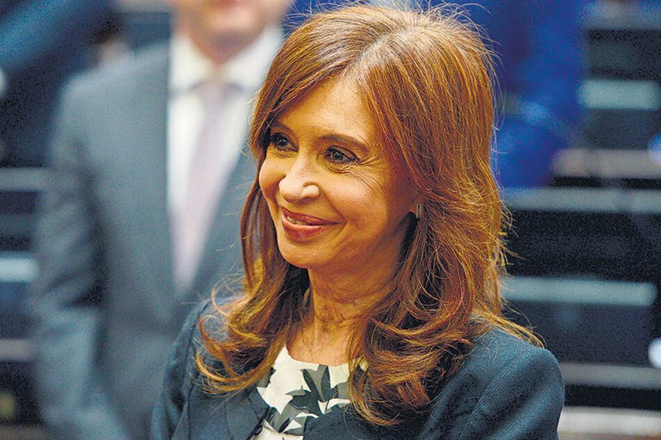 La ex presidenta Cristina Fernández de Kirchner.