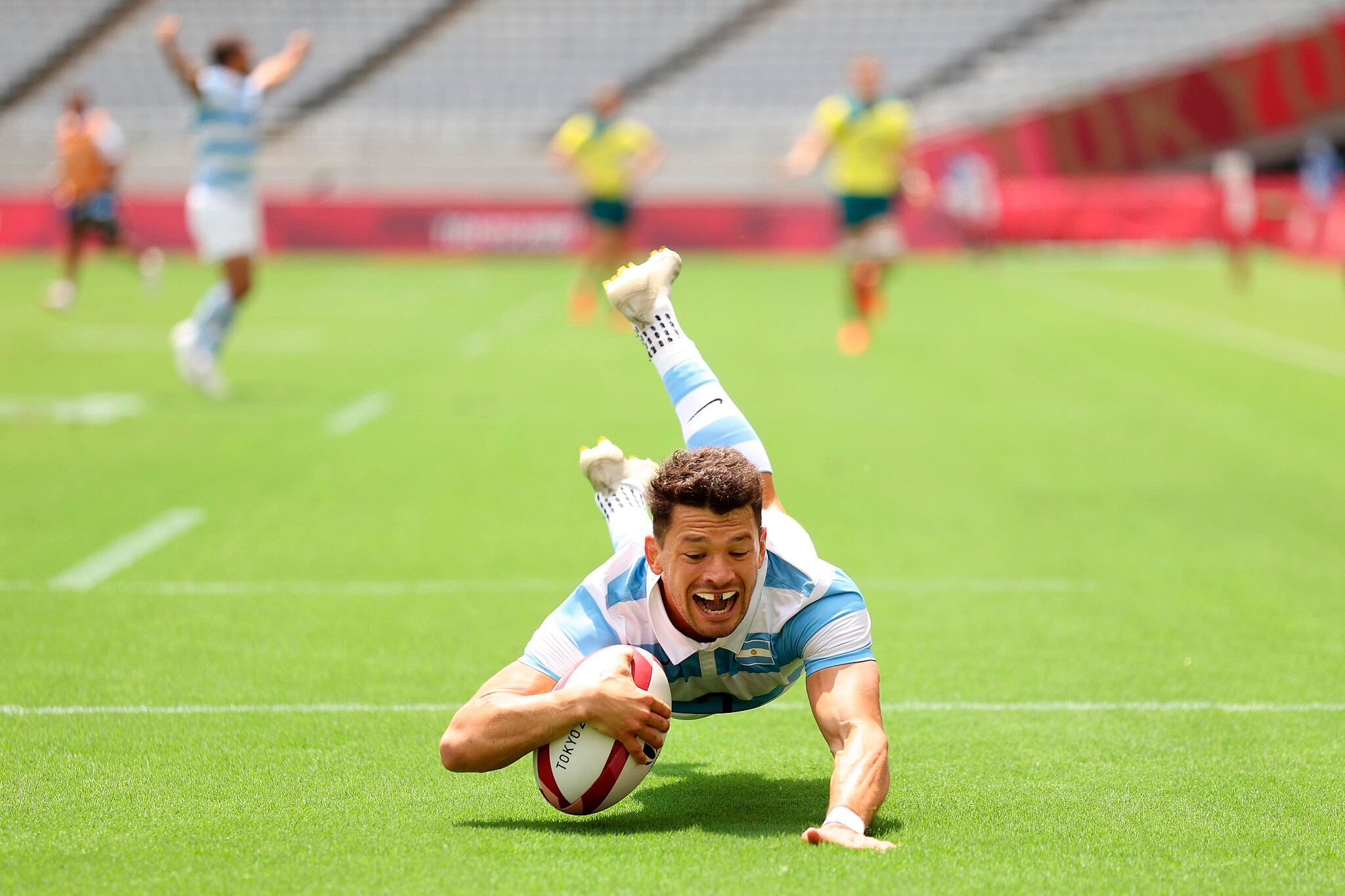 Lautaro Bazán Vélez y su try agónico ante los Wallabies