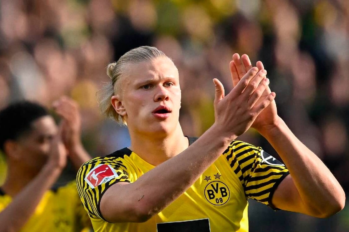 Haaland, de apenas 21 años, lleva 82 goles en 85 partidos desde su llegada al Dortmund en 2020