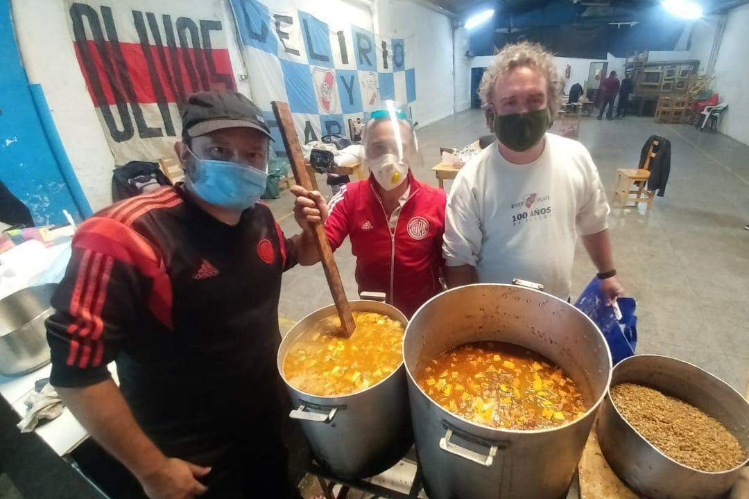 La solidaridad de los hinchas de River.