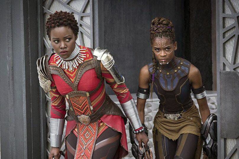 Nakia (Lupita Nyong’o) y Shuri (Letitia Wright), vestidas para matar.