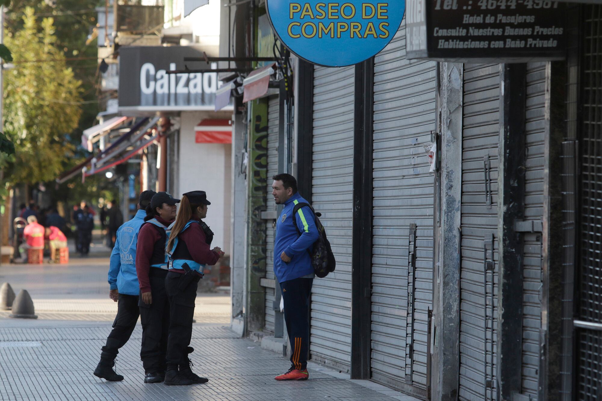 Los comerciantes están desesperados porque no saben de qué van a vivir.