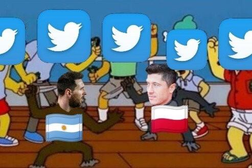 Los mejores memes de Argentina vs. Polonia por los octavos de final. Imagen: Twitter.