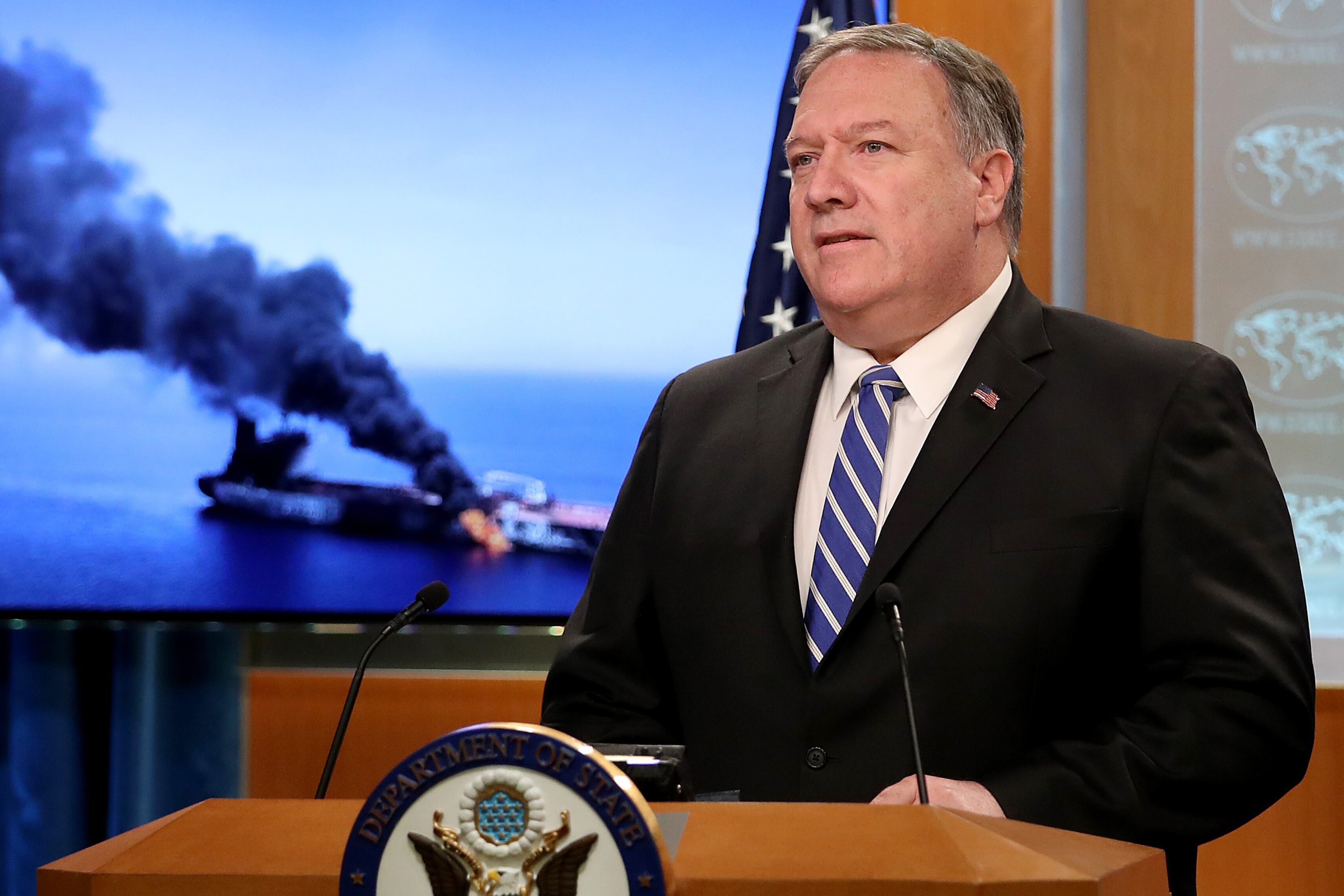 El secretario de Estado, Mike Pompeo, arribó hoy a la argentina y se reunirá con Macri.