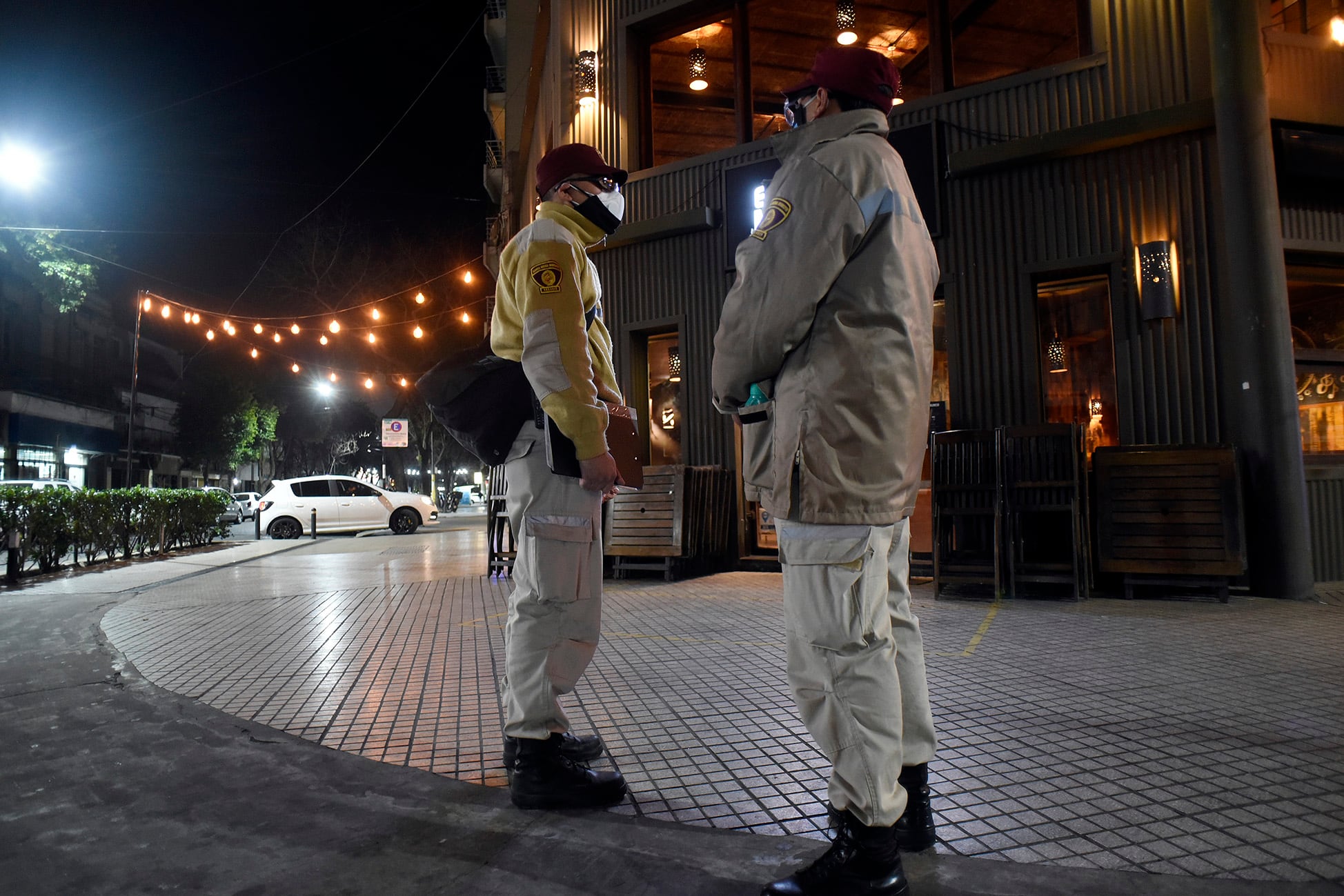 Los organismos de control fiscalizaron el cierre de actividades