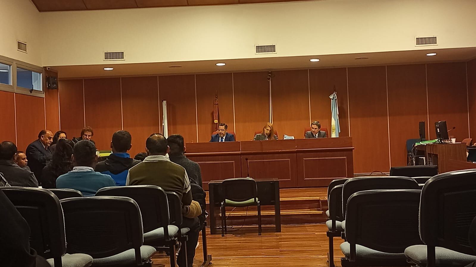 Audiencia en Sala de Grandes Juicios