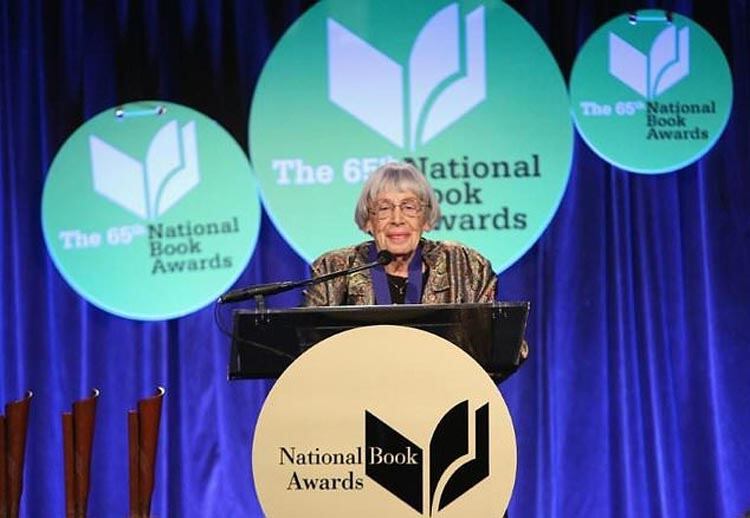 Le Guin habla en un acto en 2014.