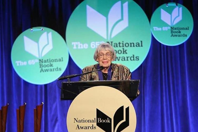 Le Guin habla en un acto en 2014.