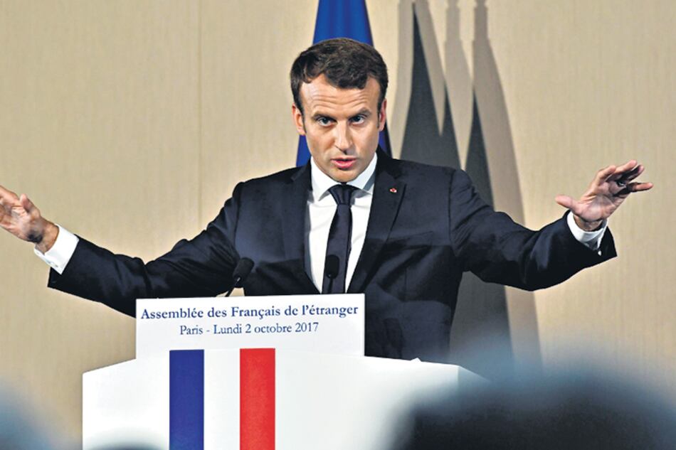 A Macron lo llaman “el hijo de Sarkozy”, pues se mueve en un escenario de confrontaciones.