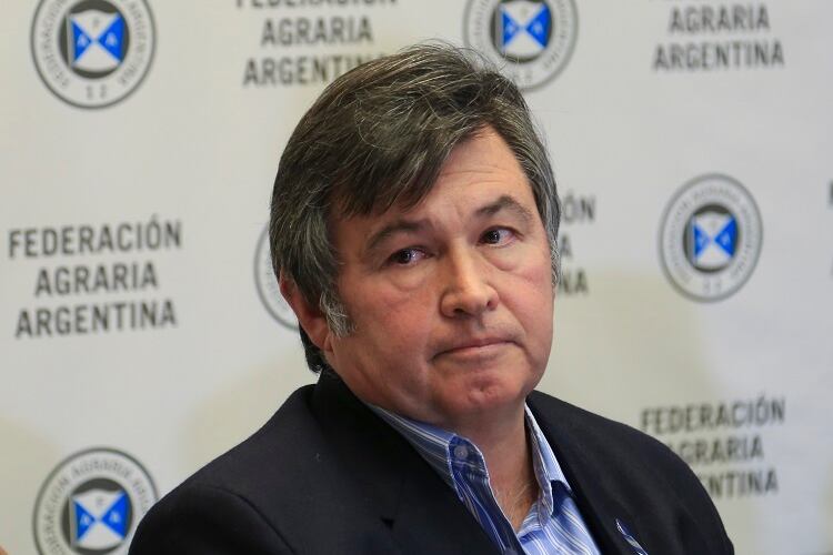 Daniel Pelegrina, presidente de la Sociedad Rural Argentina, una de las voces críticas contra las retenciones.