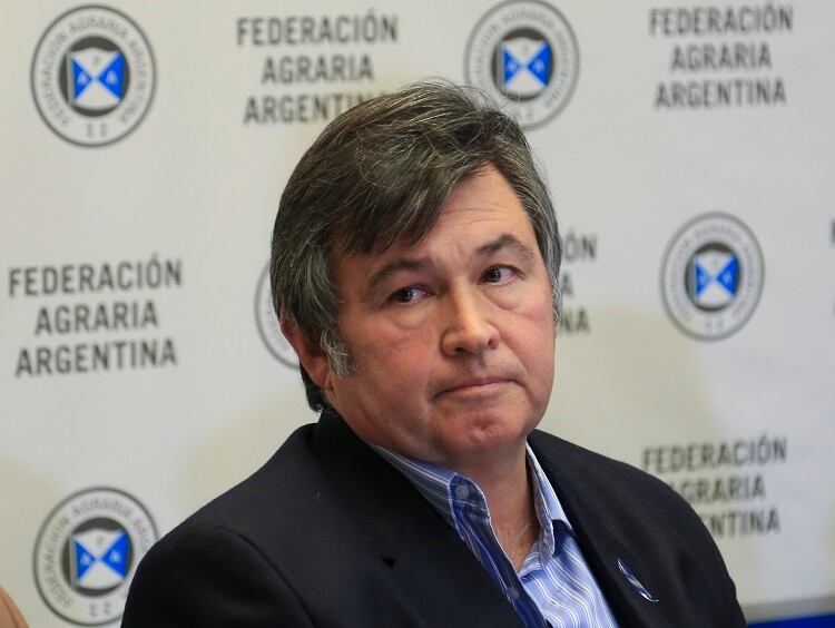 Daniel Pelegrina, presidente de la Sociedad Rural Argentina, una de las voces críticas contra las retenciones.