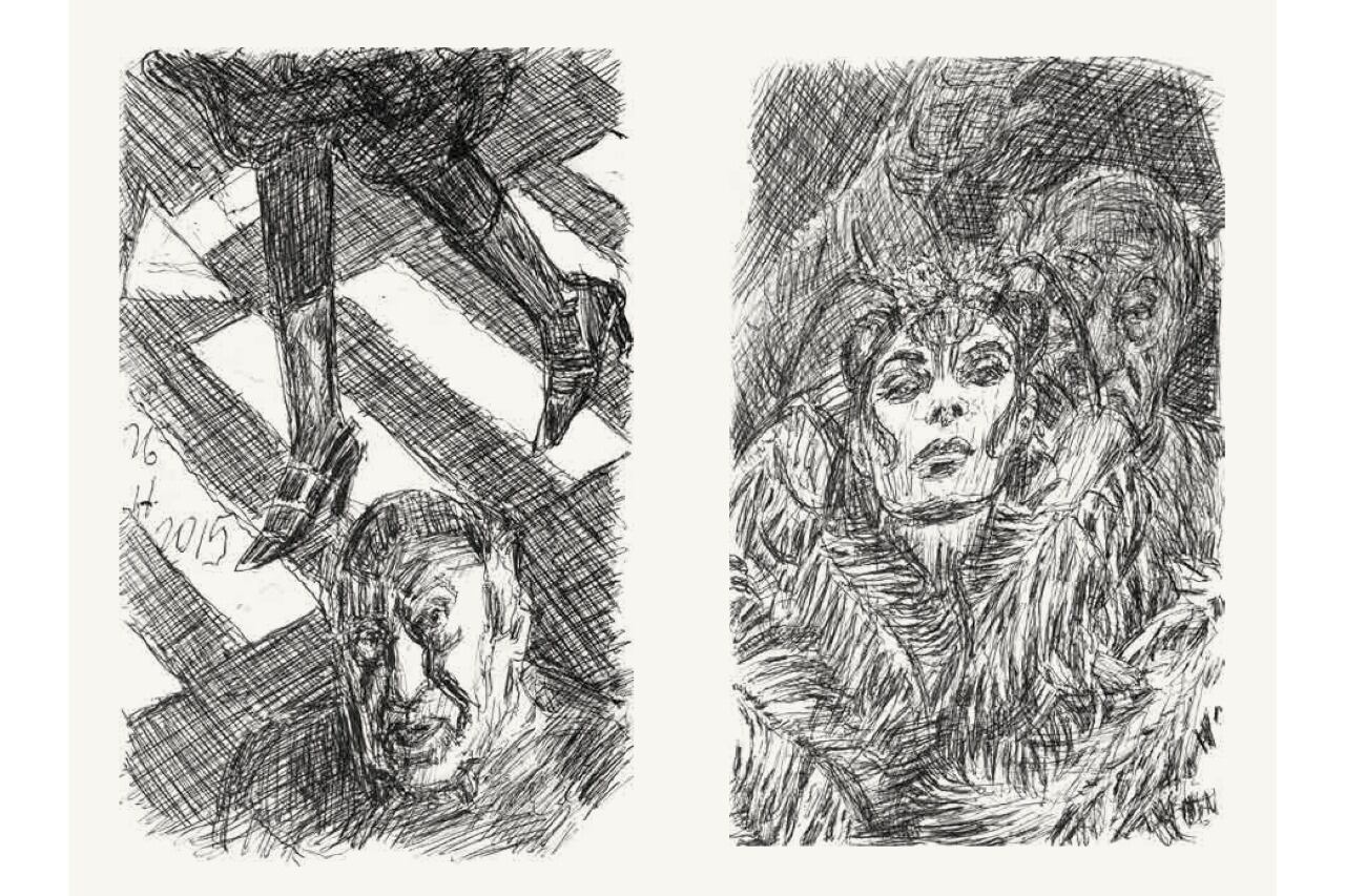 La muestra, con curaduría de Cecilia Medina, se denominó Diario gráfico.