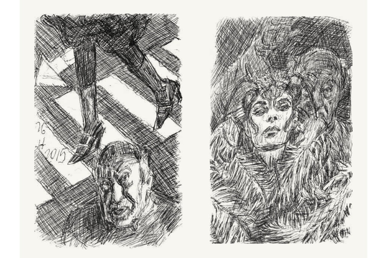 La muestra, con curaduría de Cecilia Medina, se denominó Diario gráfico.