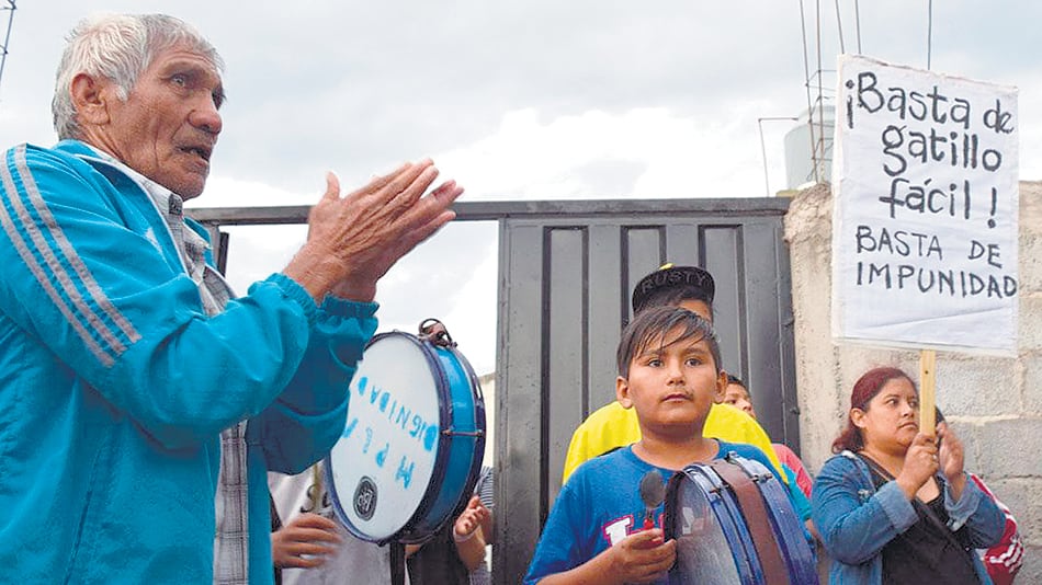 El padre de Nahuel, Mamerto Salvatierra, denuncia a la policía salteña y la violencia policial en todo el país.