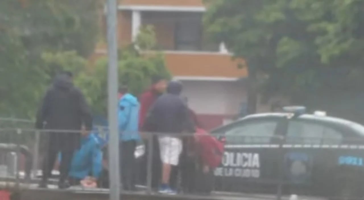 El momento de la detención.