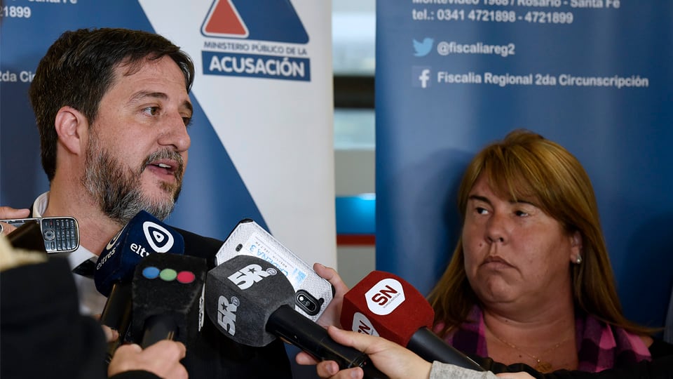 Los fiscales Matías Edery y Natalia Benvenutto, dieron los detalles del hallazgo de las pericias.