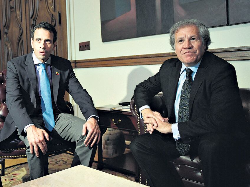 Henrique Capriles se reunió con Almagro, secretario general de la OEA.