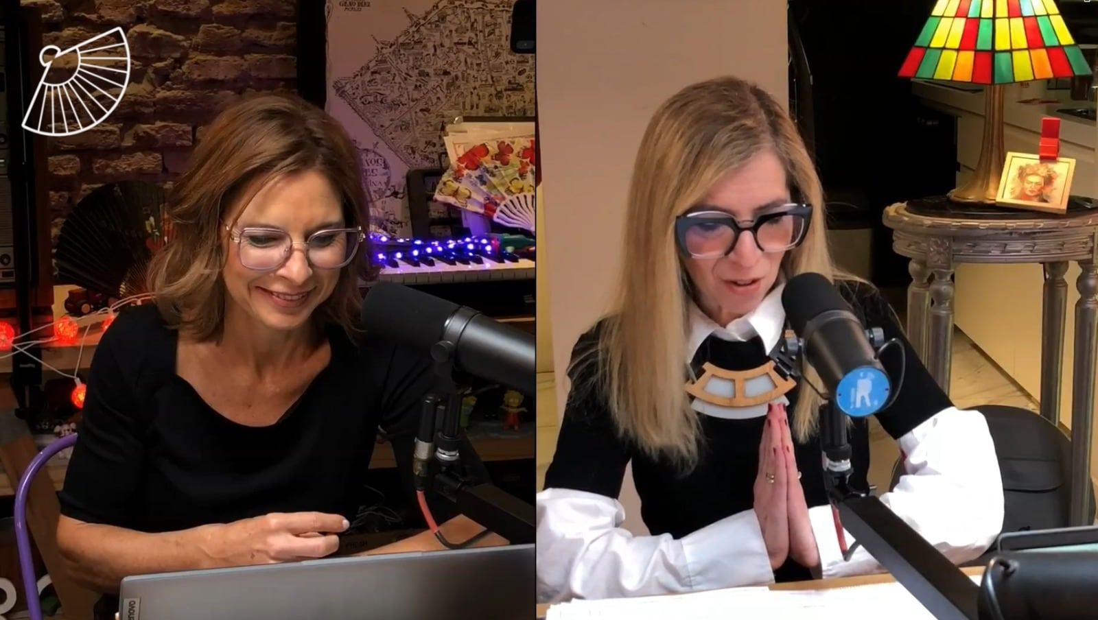 Ingrid Beck y Mariana Carbajal se divierten e informan sobre la menopausia, una forma de activismo feminista que ambas llevan como bandera en sus trayectorias. 