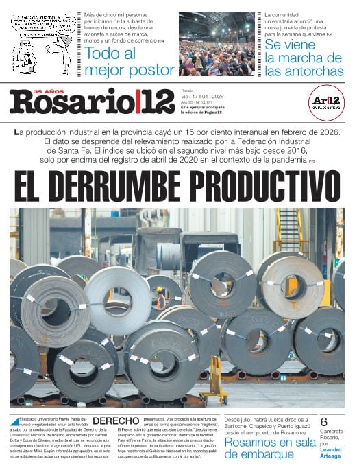 La producción industrial en la provincia cayó un 15 por ciento interanual en febrero de 2026. El dato se desprende del relevamiento realizado por la Federación Industrial de Santa Fe. El índice se ubicó en el segundo nivel más bajo desde 2016, solo por encima del registro de abril de 2020 en el contexto de la pandemia