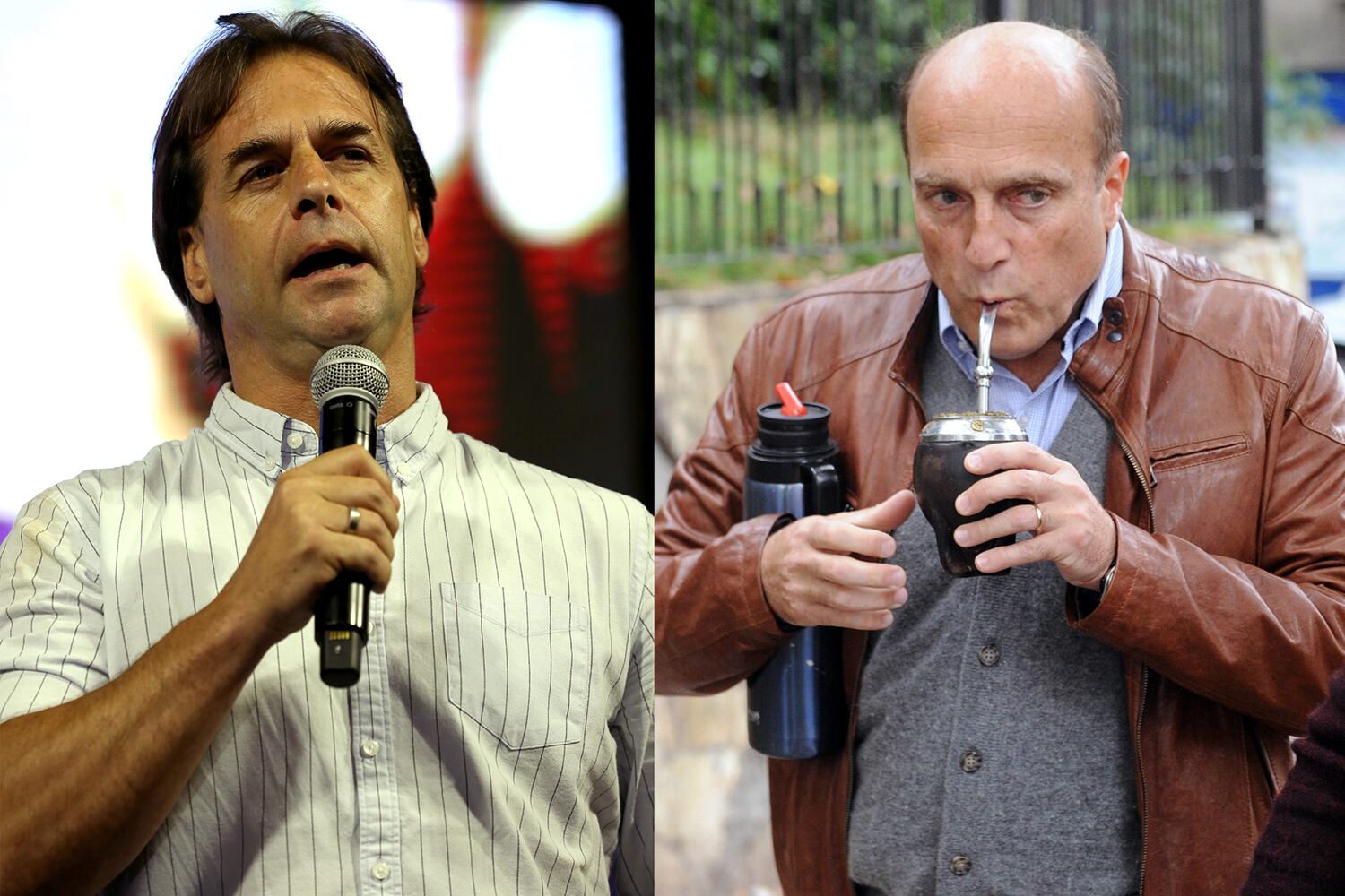 Lacalle Pou lidera los sondeos ante Daniel Martínez.