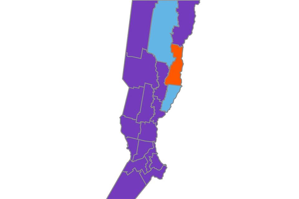 El mapa de la provincia. 