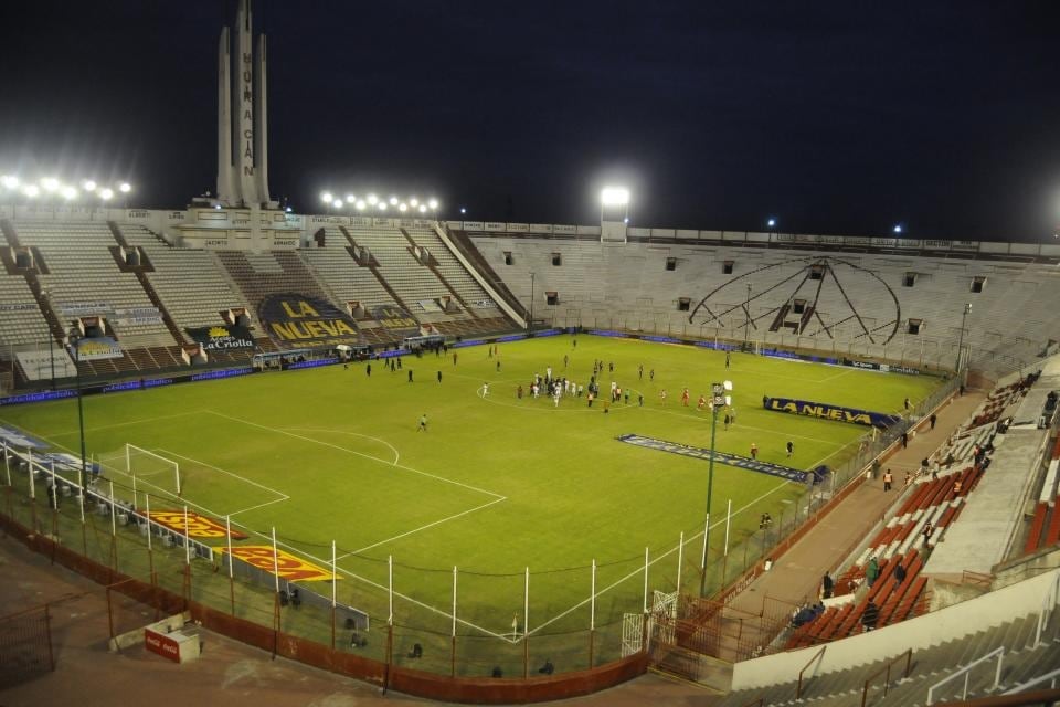 El estadio de Huracán, postal hace una semanas del fútbol sin público.