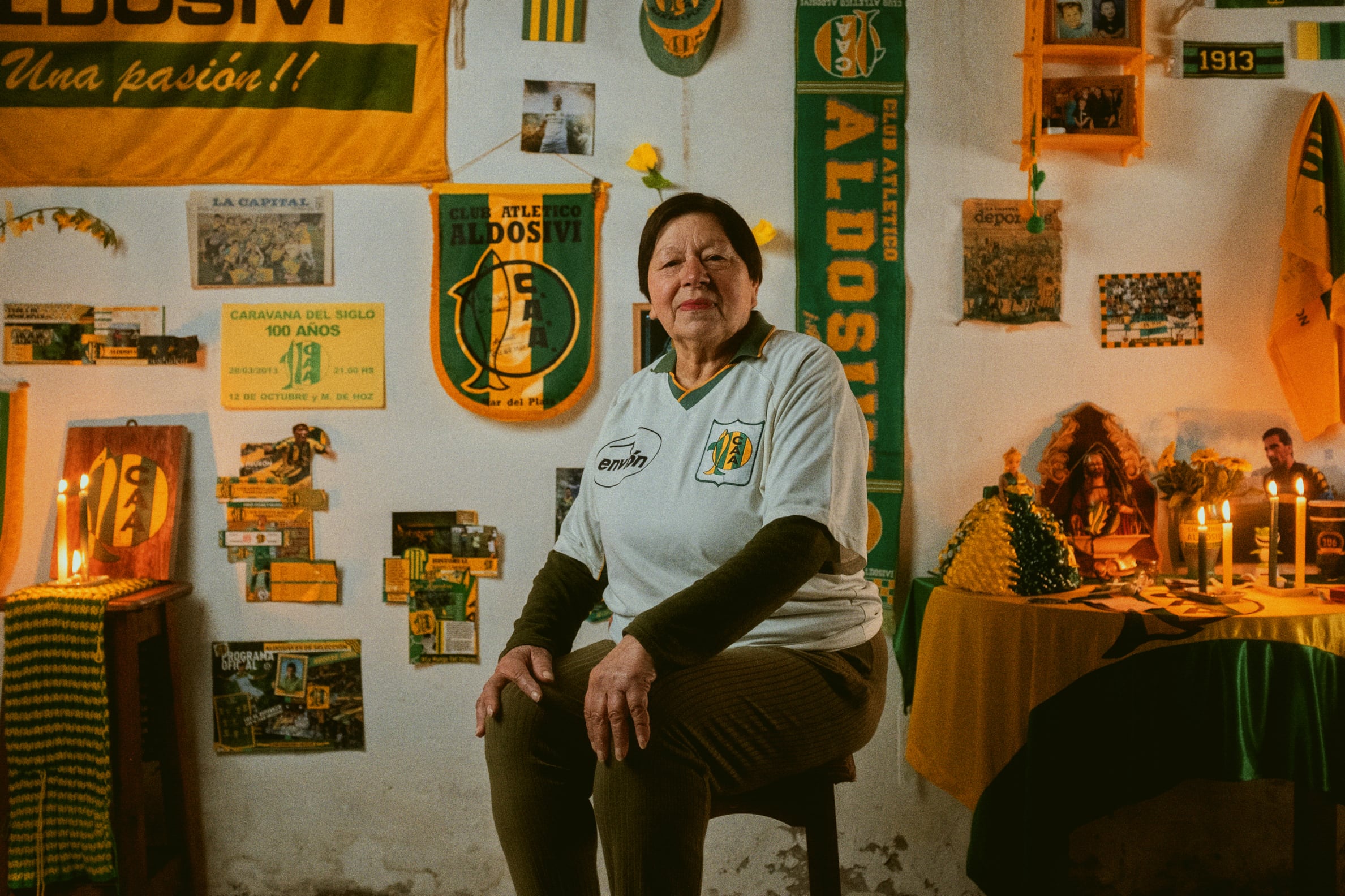 Las fotos de Vellini y el marco de Rizzo buscan resaltar el carácter humano, con un tono documental que no pierde de vista el "CINE" 