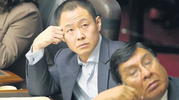 Kenji quedará fuera del Congreso mientras dure el proceso penal en su contra, que seguramente será largo.