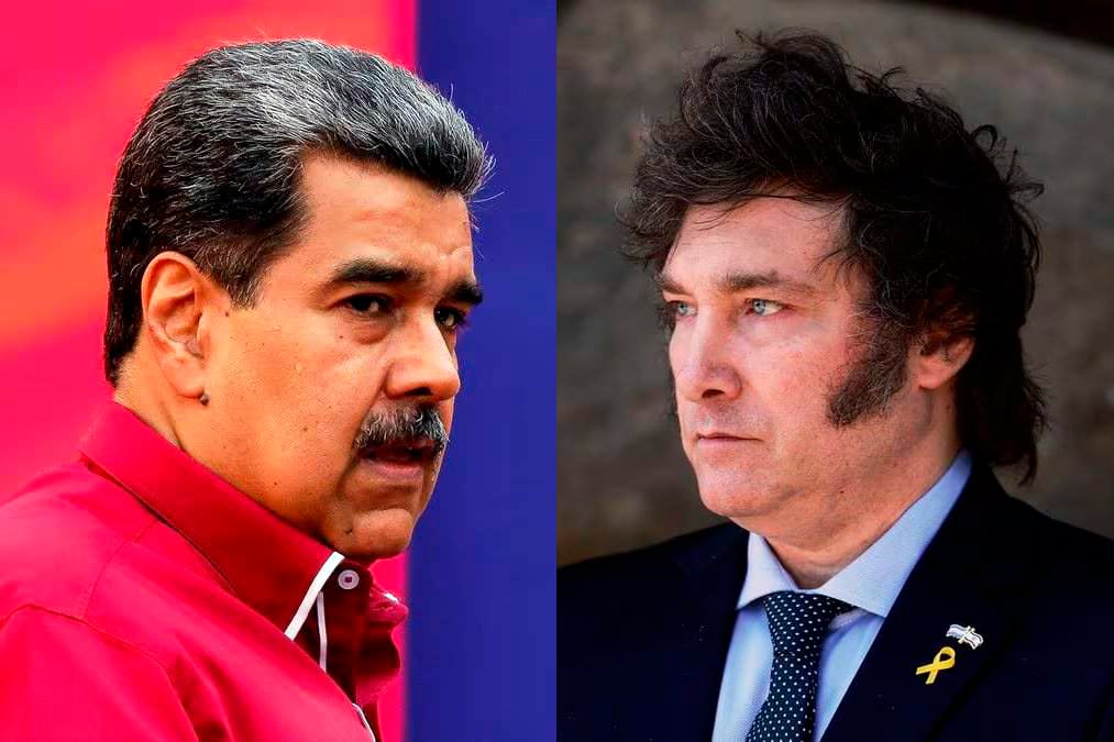 Nicolás Maduro y Javier Milei.