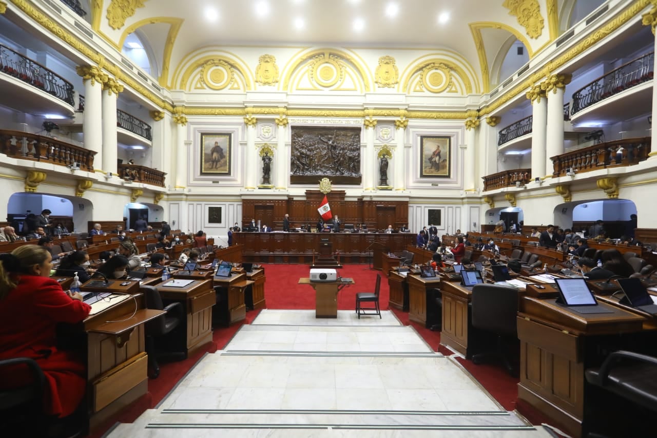  Foto: Twitter del Congreso de Perú
