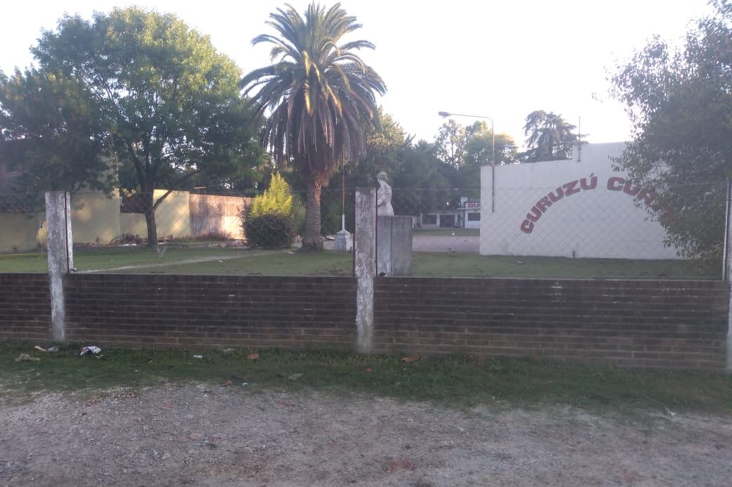 El club Curuzú Cuatía, en Villa Elisa, donde mataron a Franco Coronel.