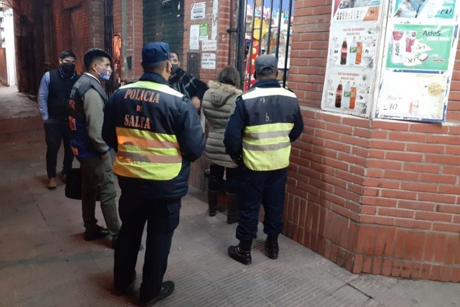 Siguen los controles del área de Seguridad 