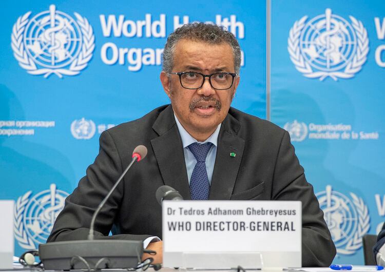 Tedros Adhanom Ghebreyesus, máxima autoridad de la OMS. 