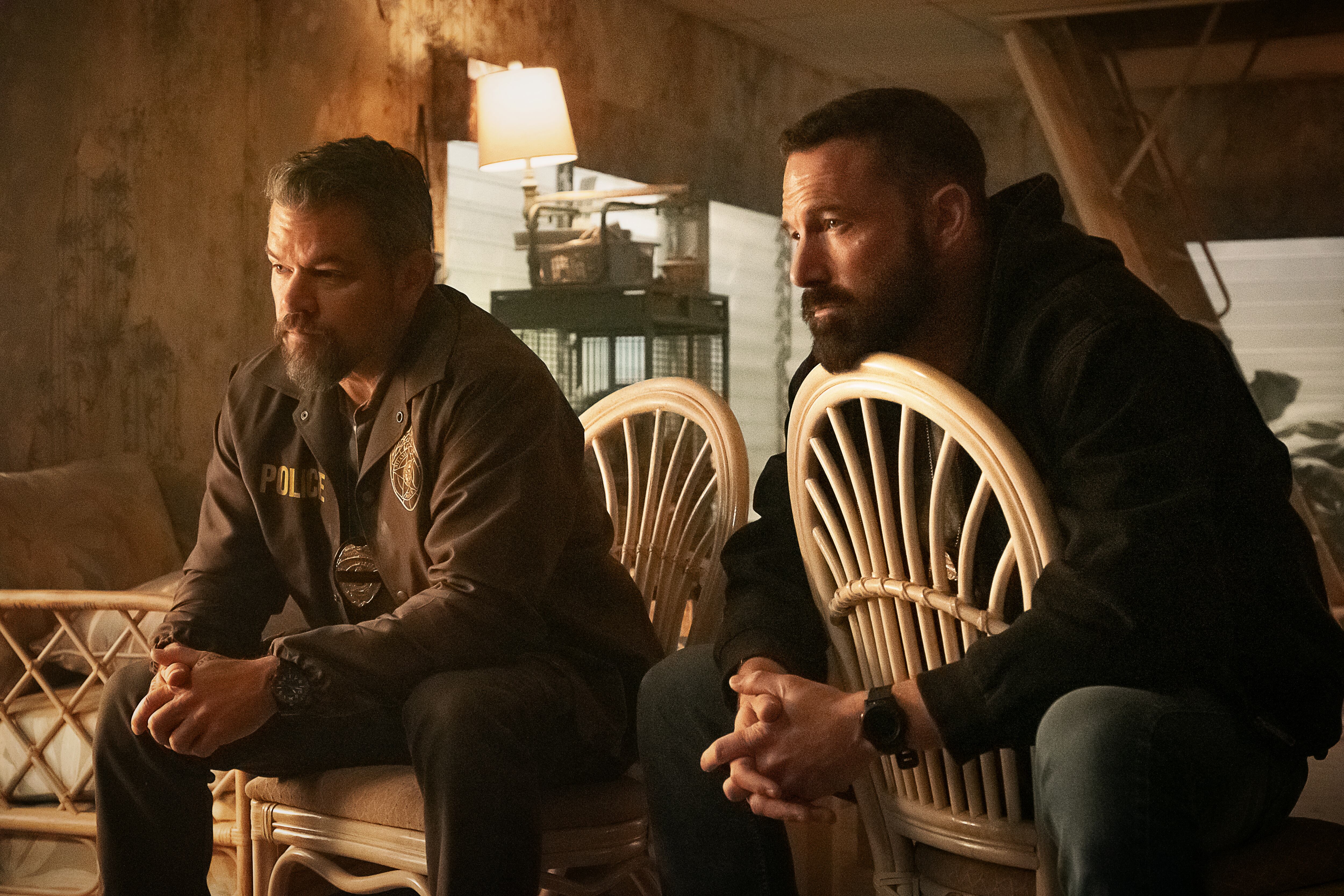 Ben Affleck anticipó el policial "Rip" que coprodujo y estelarizó junto a Matt Damon.