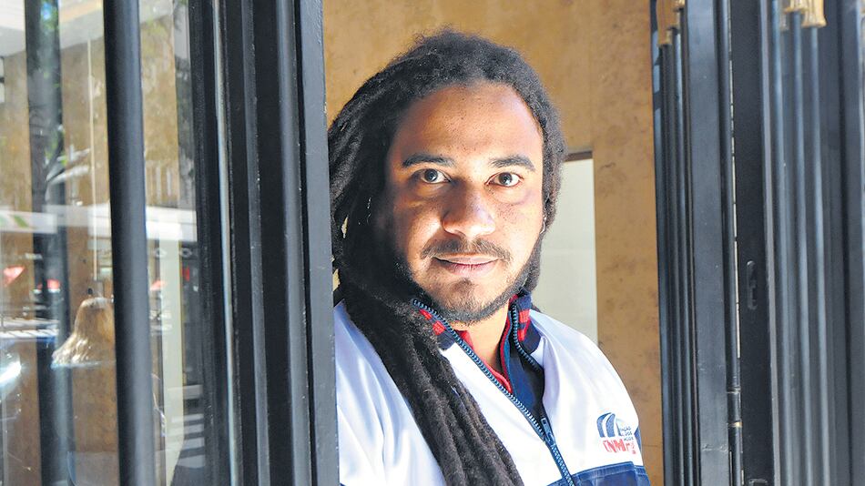 Maicon Michel, secretario de Relaciones Internacionales de la Central Unica de los Trabajadores (CUT) de Brasil.