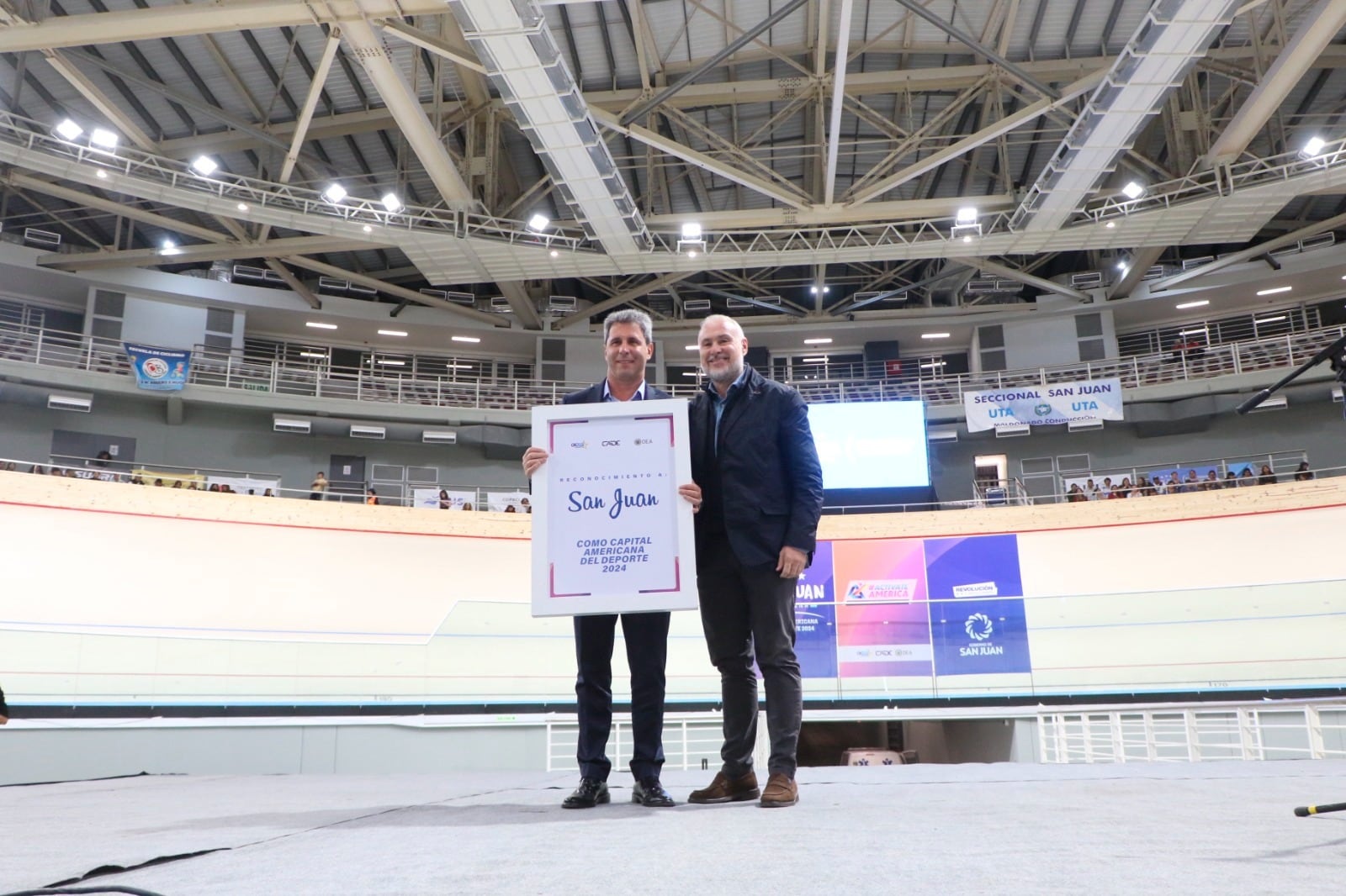 Sergio Uñac estuvo presente en el acto.