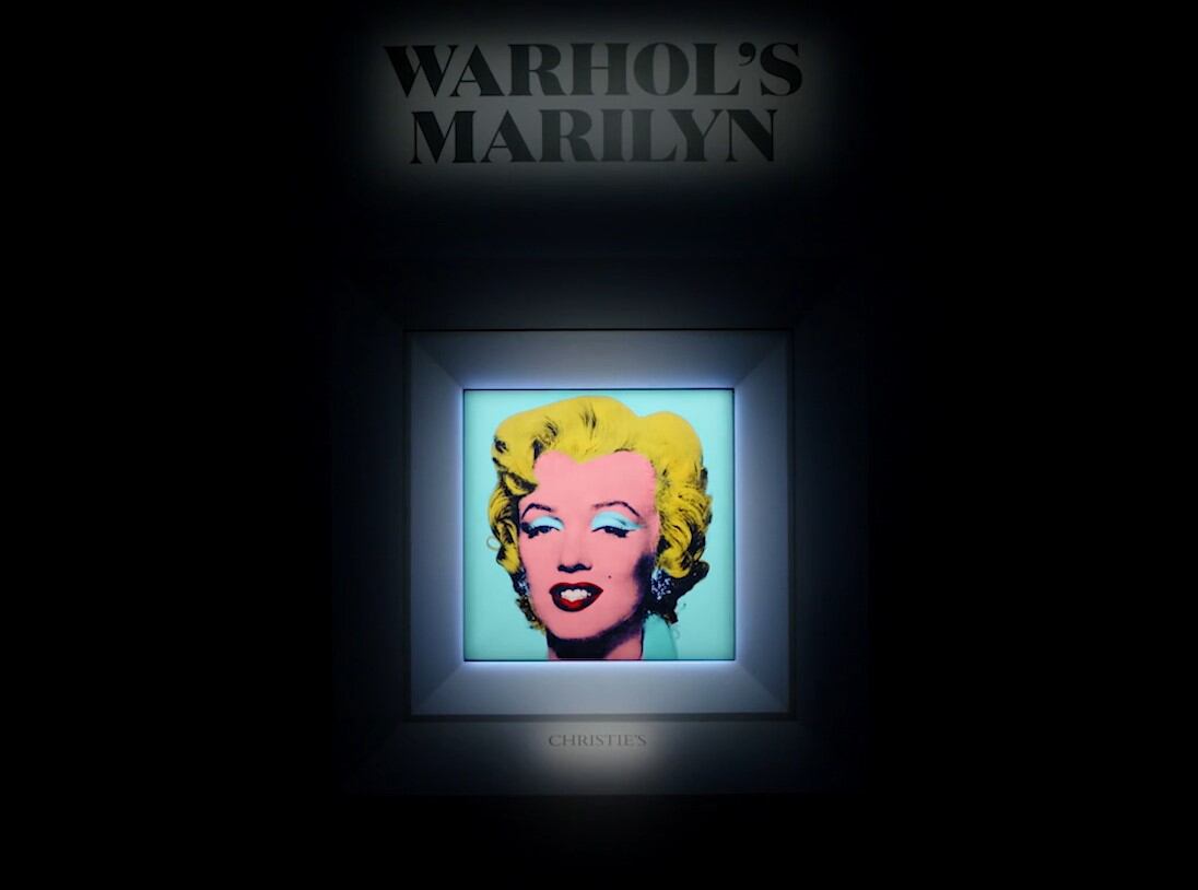 La obra data de 1964, mide 101 x 101 centímetros y se trata de una pieza que fue trabajada con acrílicos mediante serigrafía sobre lino. Foto: Christie's.