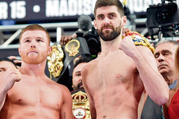 Canelo Alvarez venció hace tres meses al kazajo Gennady Golovin en la categoría medianos.
