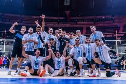 El festejo inolvidable del equipo argentino en Filipinas.