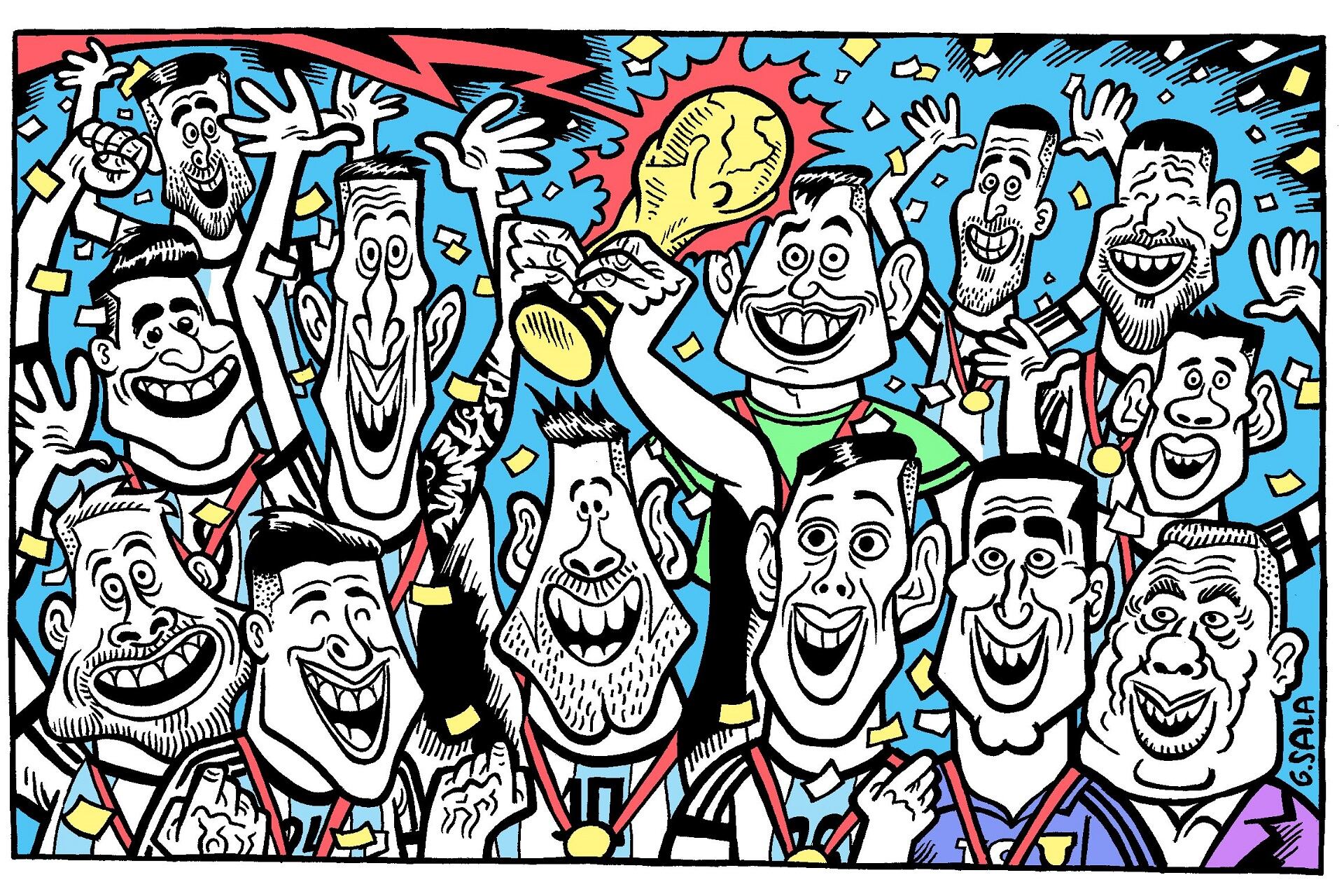 Primero quisimos ganar la tercera, ahora queremos que sea 18D para siempre. Felicidades, campeones: lo merecimos todos